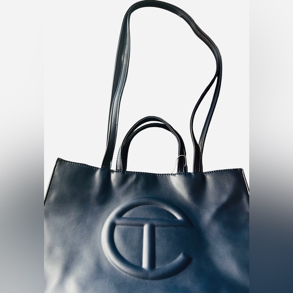 NWT Navy Blue Telfar Medium bag with dust bag - Picture 6 of 11